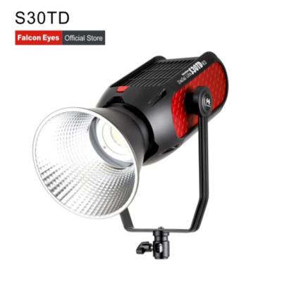 China Hawk Eyes S30TD Video Photography 300W 5600K 9 Stage Effects COB LED Studio Fill Light For Film Fotografia Lighting S30TD for sale