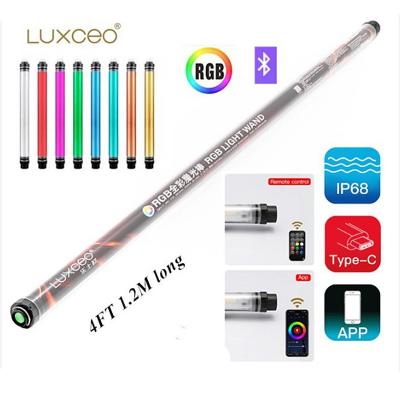 China Waterproof Photography LUXCEO P120 IP68 Full Color RGB LED Tube Video Light With APP Control P120 for sale