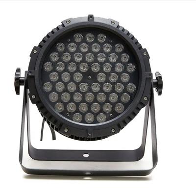 China Factory Direct Waterproof IP65 Par Light Stage Events 54x3watts Hot/Cold Connection For DJ Disco Bar Nightclub Party Wedding Stage Events for sale