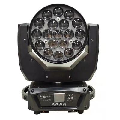 China MAC Aura 19x15watts rgbw 4in1 stage events led moving head zoom wash light for sale