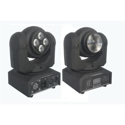 China 4x10w RGBW Double Sided Moving Spot LED Stage and LED Head Light Two Effect Events For DJ Night Disco Club Party for sale