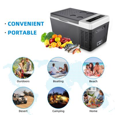 China AC/DC12/24V RV Mini Fridge Compressor Car Refrigerator Portable Camping Car Fridge 18L/25L/30L for sale