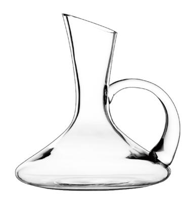 China Viable Wholesale High Quality Antique Glass Wine Glass Wine Decanter With Handle for sale