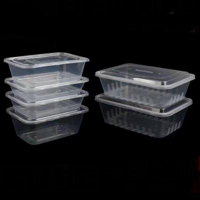 China China manufacture disposable transparent food container for takeout for sale