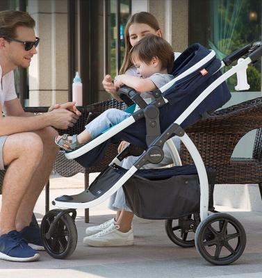 China Seebaby T13A-PLUS Polyester Travel System Baby Stroller 3 in 1 for sale