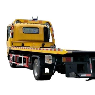 China Hot Sale ISUZUs Multifunctional Road Wrecker 3-5 Ton Platform Tow Truck Road Rescue Truck 8.49x2.42x2.44M for sale