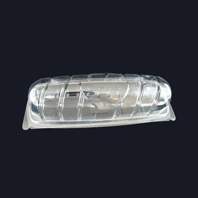 China Disposable Transparent Hot Dog Box Packaging Disposable Plastic Hot Dog Clamshell ACCEPT CUSTOM MADE for sale