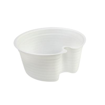 China Food Grade PP Plastic Snack Serving Bowl Candy Food Cup Top Tray For Drinking Store Snack Bar for sale