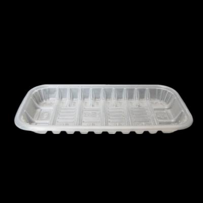 China Disposable Catering Frozen Fresh Food Packaging Tray Disposable Blister Raw Meat Cooked Tray CUSTOM FREE for sale