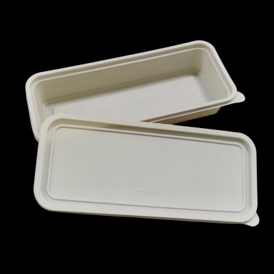 China Taiwan Japan Wholesale Disposable Sushi Biodegradable Eco - Friendly Take Away Plastic Box for sale