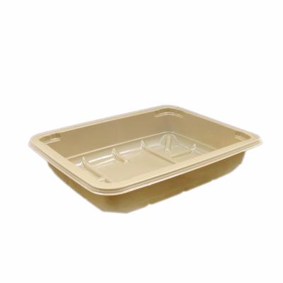 China CUSTOM FREE PP Material Disposable Plastic Raw Meat Blister Serving Packaging Tray for sale