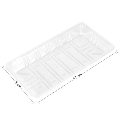 China CUSTOM FREE Clear Material Disposable Plastic Fruit Vegetable Trays Disposable For Supermarket for sale