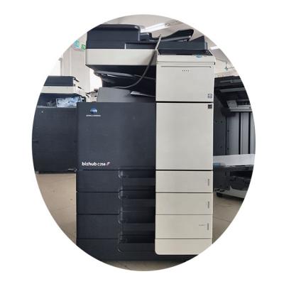 China Copy/Copy/Scan Fax New Model C258 Used Printer Copiers For Konica Minolta Bizhub C258 C368 C458 Photocopy Machine Price for sale