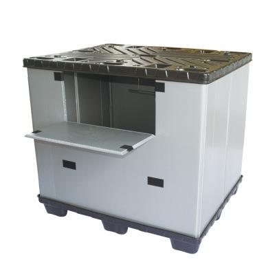 China Eco - Friendly Plastic PP Material Fold Able Pallet Container for sale