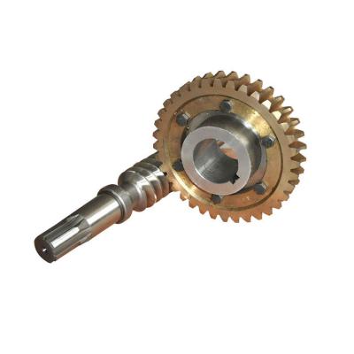 China Gearbox Worm Steel Worm Gear Set For Stepper Motor for sale