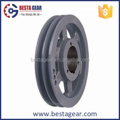 China Ductile Automobile Iron Sand Casting V-Belt Pulley For Engineering Machine for sale