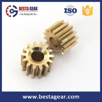 China Modulus 0.2-0.8, high precision metal gear iron brass gear for sale