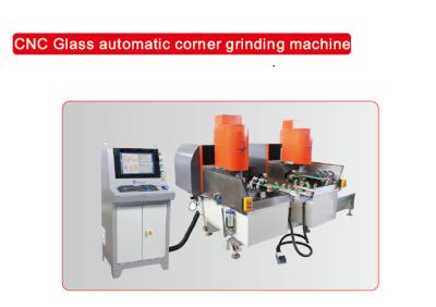 China Two Head CNC Glass Safety Corner Edging Polishing Machine,CNC Glass Corner Grinding Machine,CNC Corner Grinding Machine for sale