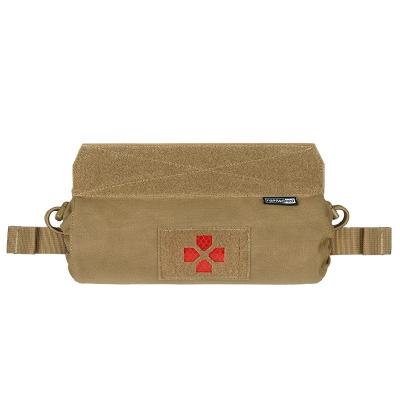 China TOPTACPRO Multicam First Aid Roll 1 Hunting Med Kit Survival Emergency Trauma Pocket Pouch Medical First Aid Kit Bag for sale