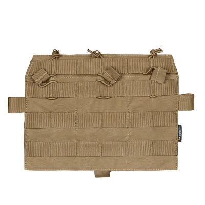 China hook & IDOGEAR 5.56 Mag Pouch 500D Multicam Nylon Tactical Triple Loop Vest Magazine Pouch Panel for AVS and JPC2.0 Vest for sale