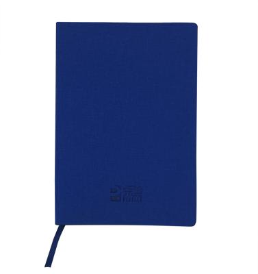 China Wholesale Custom Leather Journal Softcover Soft Cover Notebook Planner Logo School College Notebook Fabric for sale