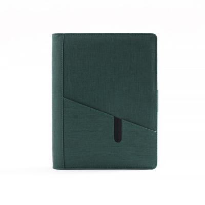 China Custom Hardcover Book Cover Smart Filling Hard Notebook With Power Bank And Usb Flash Drive for sale