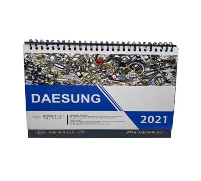 China paper & 2021 Cardboard Custom Printing Stamping Office Calendar Monthly Advent Calendar Table for sale