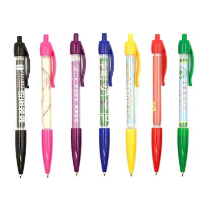 China Factory Wholesale Cheap Promotional Pen Tip Banner Promotional Pens With Roll Out Paper for sale