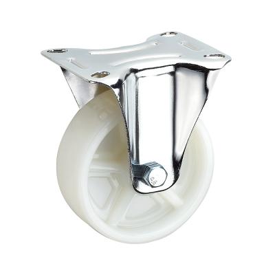 China SWIVEL white PP Polypropylene Nylon Universal Caster Wheels for sale