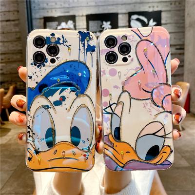 China Anti-drop duck catoon design cell phone cases for iPhone 7 8plus XS 11 soft protection 12Promax TPU cover for sale