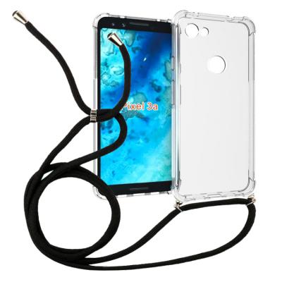 China Protective Case in Running Cross - Body Lanyard Case For Google Pixel 3A Soft Back TPU Shockproof Cover for sale