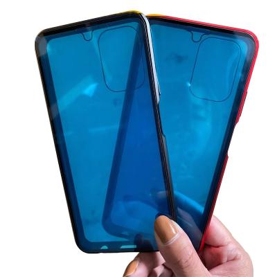 China Hot Selling Magnetic Protective Mobile Phone Case For Redmi Note 10 Metal Front And Back Both Side Tempered Glass Cover In Stock for sale