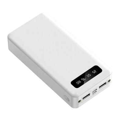 China Fast Charging Support Amazon Top Selling Removable Built In Cables Quick Charge Portable Power Bank 20000mAh For IPhone for sale