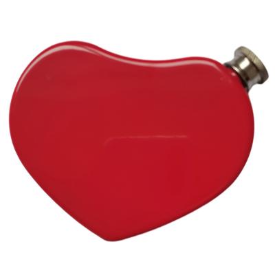 China Traditional Heart Shaped Hip Flask Stainless Steel Wine and Liquor Bottle Wine Kettle Wine Drinking Pot for Pocket and Outlet for sale