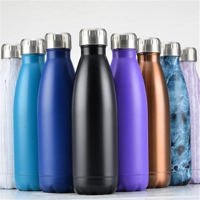 China PORTABLE hot sale650ml double wall vacuum insulated stainless steel water bottle with lid for increasing outdoor sports for sale