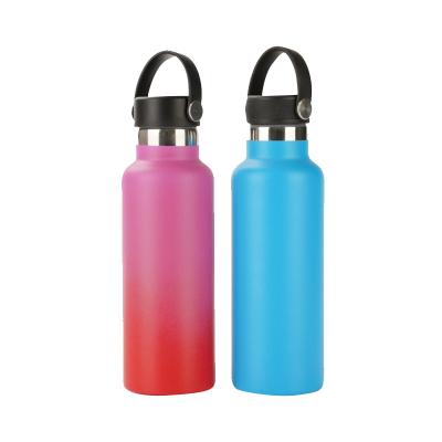 China Hot Selling 800ml Double Wall Empty PORTABLE Wide Mouth Insulated Stainless Steel Water Bottle With Lid For Increasing Outdoor Sports for sale