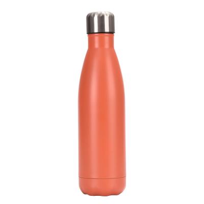 China PORTABLE hot sale 650ml double wall empty cola bottle insulated stainless steel water bottle with lid for increasing outdoor sports for sale