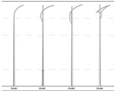 China Outdoor Square Street Lighting 60w Solar Pole 8m High 3mm Diameter for sale