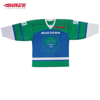 China Wholesale High Quality Breathable Custom Sublimated Team Reversible Ice Hockey Jersey for sale