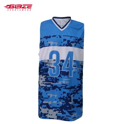 China Antibacterial Wholesale Breathable Sublimation Printing Custom Basketball Uniform for sale