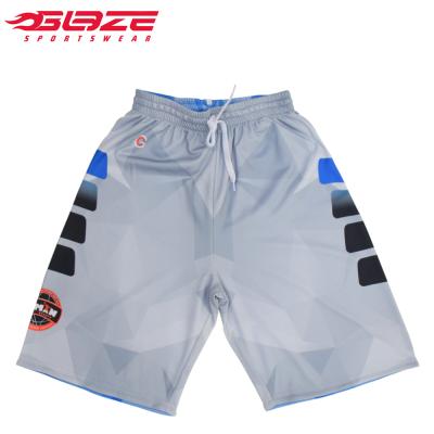 China OEM Antibacterial Wholesale Mens Reversible 100% Polyester Basketball Shorts for sale