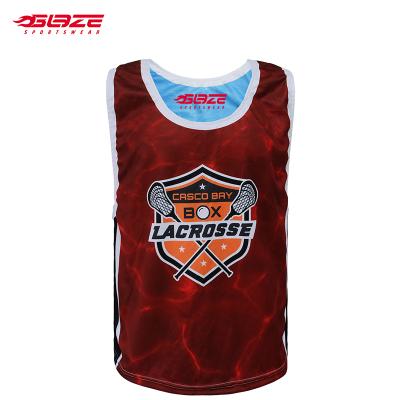 China Coolmax sublimated new design for uniform lacrosse singlets for men and women for sale