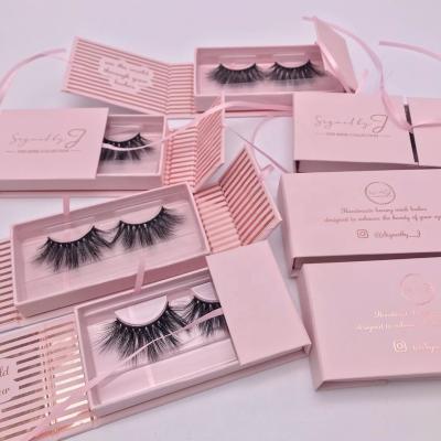 China Packing Ware Private Label Square Shape Eyelash Packaging for sale