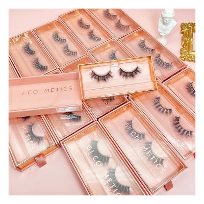 China New Style 3D Custom Box Hot Selling Wholesale Hot Sale Private Label 3d Silk Fake Mink Lash Eyelashes for sale