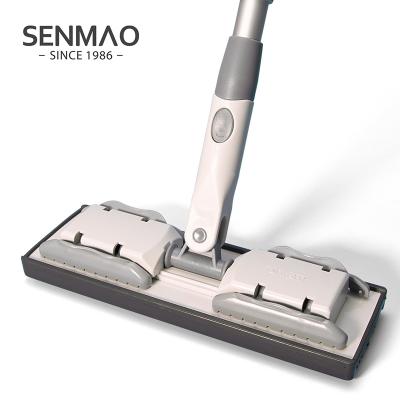 China 360 Rotation Sustainable 360 ​​Wet and Dry Wash Floor Mop Telescopic Detachable Microfiber Rotation Clean Cleaning Flat Mop for sale