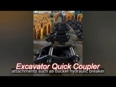 hydraulic quick hitch coupler excavator attachments