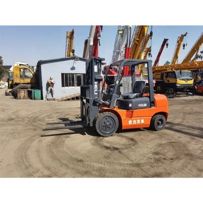 China Food Shop Diesel Forklift Truck with Euro 3 Euro Engine HELI HECHA 3TON 3 Ton for sale