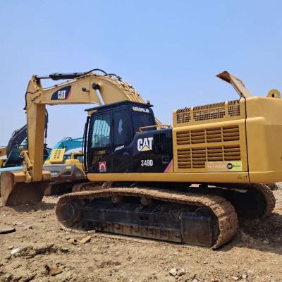 China Low Working Hours Used CAT 349D Hydraulic Crawler Excavator 49TON with Original Engine for sale