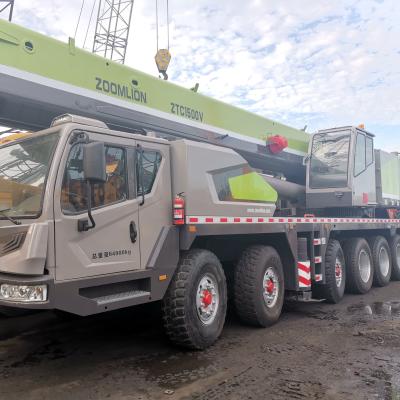 China Made ZTC1500 150 Ton Heavy Trailer Telescopic Truck Crane with Max. Lifting Height 42m for sale