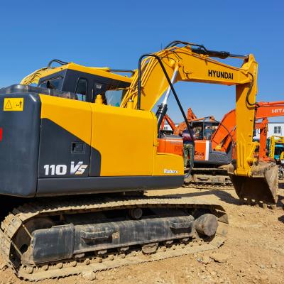 China Original Hyundai 110 Excavator 11ton Crawler Excavator in Shanghai Made in Korea for sale